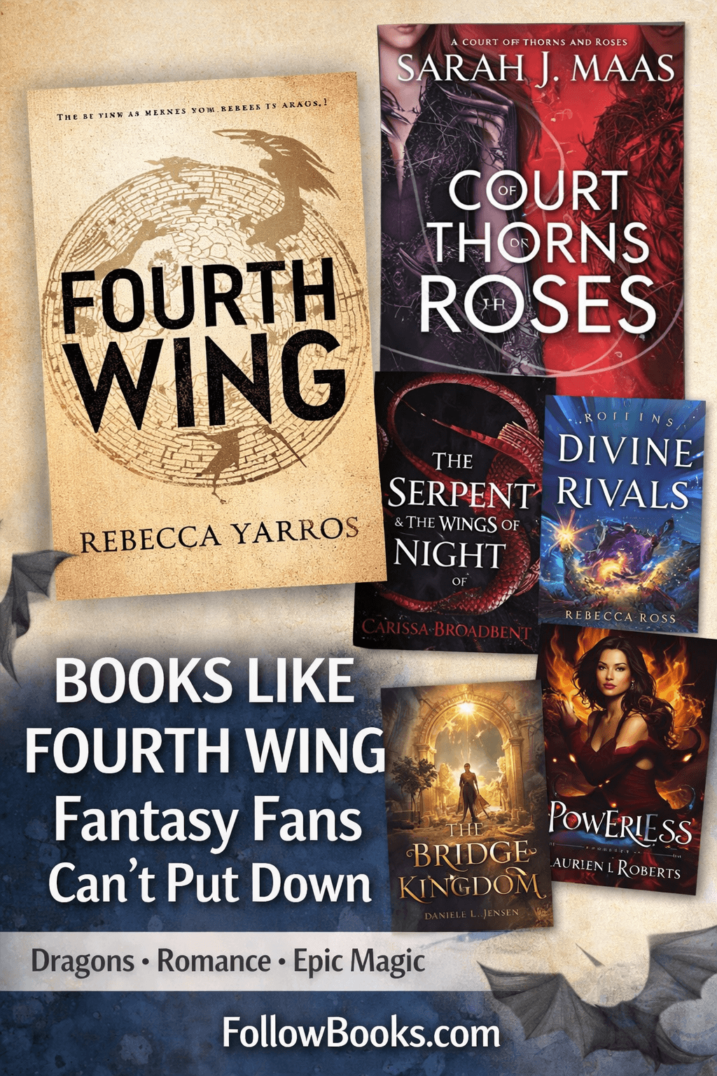 12 Books Like Fourth Wing That Fantasy Fans Will Love - FollowBooks.com